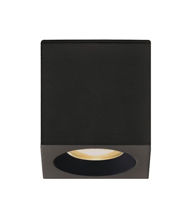 Foco de superficie cubo Branco negro IP65 - ACB