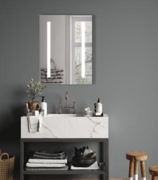 Espejo de pared con luz LED Jour - ACB
