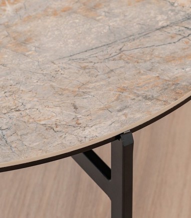 Mesa de centro Sand cerámico y metal - VP Interiorismo