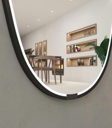 Espejo de pared con luz LED Onix - ACB