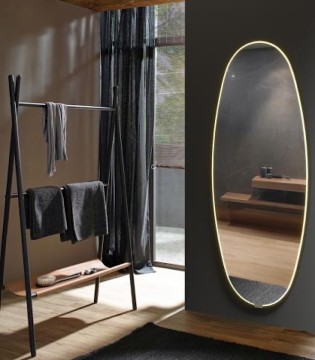 Espejo de pared con luz LED Onix - ACB