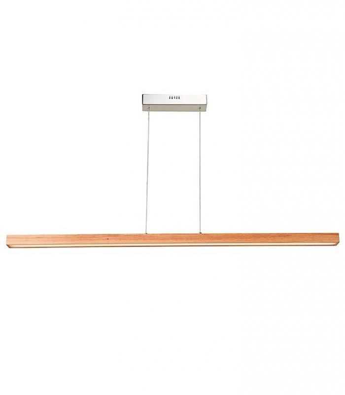 Lámpara minimalista Taveda  madera 120cm 32W 2600lm