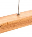 Detalle Lámpara minimalista Taveda  madera 120cm 32W 2600lm