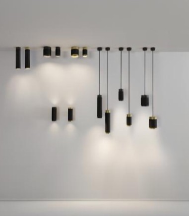 Lámpara de techo colgante LED 3000k Lux Ø100mm - ACB