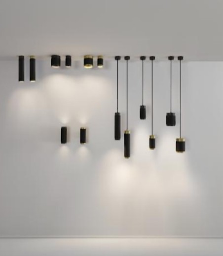 Lámpara de techo colgante LED 3000k Lux Ø100mm - ACB