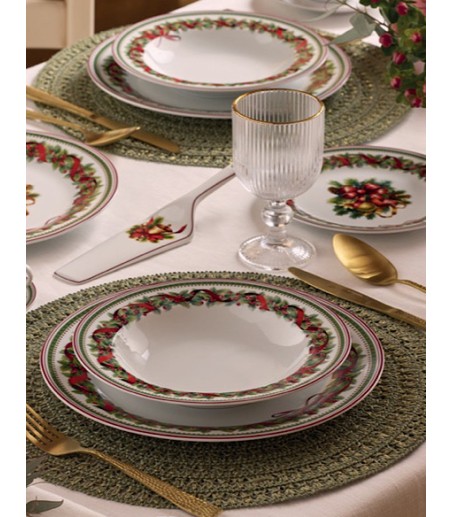 Vajilla completa de porcelana Olimpia NEW CHRISTMAS EVE