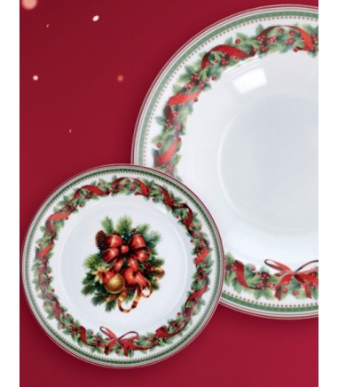 Vajilla completa de porcelana Olimpia NEW CHRISTMAS EVE