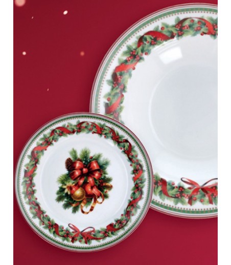 Vajilla completa de porcelana Olimpia NEW CHRISTMAS EVE