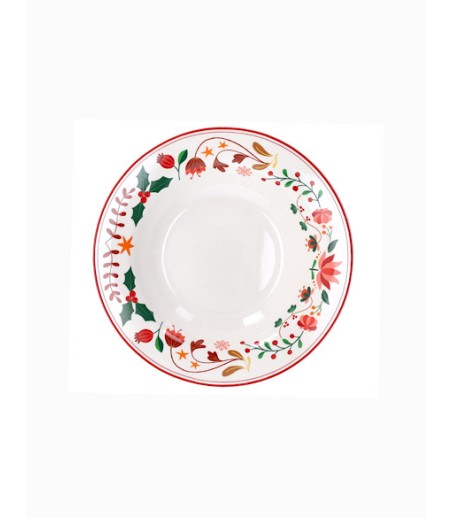 Platos navidad New Winter Folk de Tognana