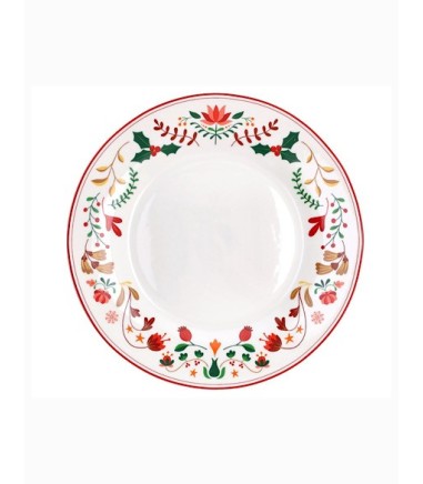 Platos navidad New Winter Folk de Tognana