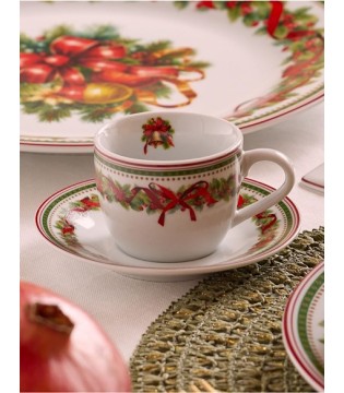 tazas café con plato Madison CHRISTMAS EVE 2