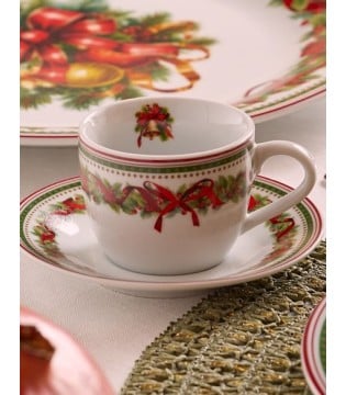 tazas té con plato Madison CHRISTMAS EVE - Tognana 2