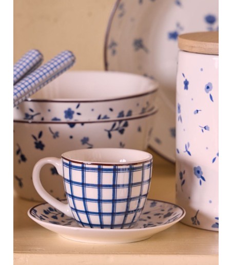 Tazas café azul cottage de Tognana