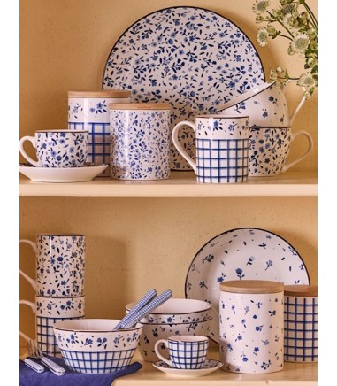 Tazas café azul cottage de Tognana