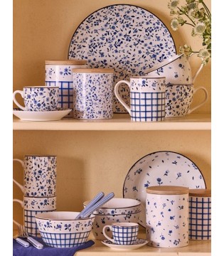 Taza desayuno azul Cottage Tognana 2