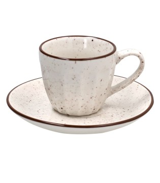 Taza té filo marrón Naive de Tognana