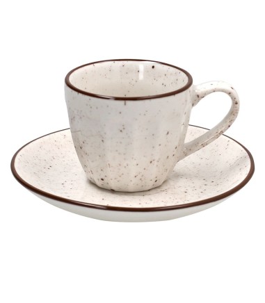 Taza té filo marrón Naive de Tognana