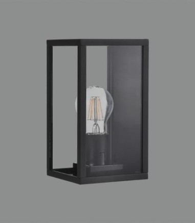 Aplique de pared exterior Cube antracita - ACB
