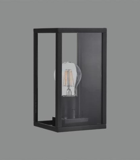 Aplique de pared exterior Cube antracita - ACB