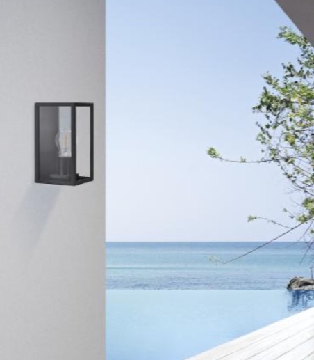 Aplique de pared Cube antracita - ACB