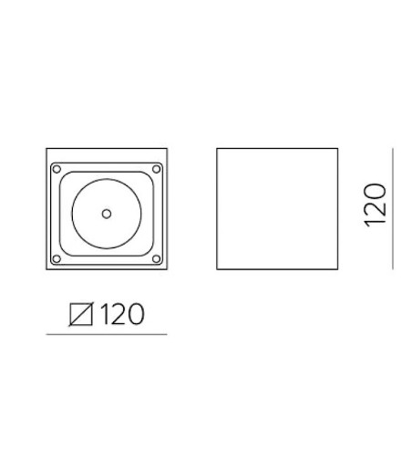 Aplique de pared LED Hamal - ACB