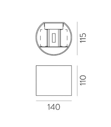 Aplique de pared LED Kowa - ACB