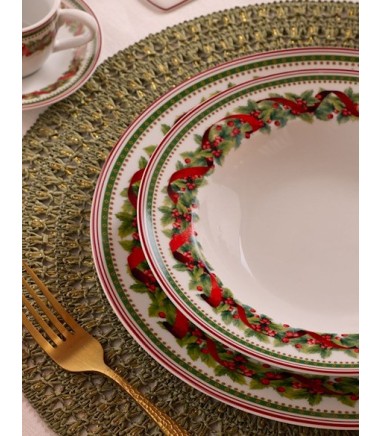 Vajilla completa de porcelana Olimpia NEW CHRISTMAS EVE