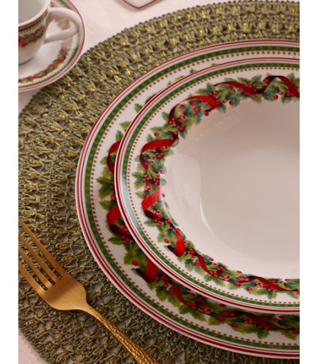 Vajilla completa de porcelana Olimpia NEW CHRISTMAS EVE