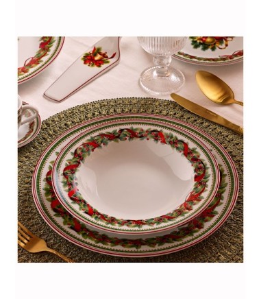Vajilla completa de porcelana Olimpia NEW CHRISTMAS EVE