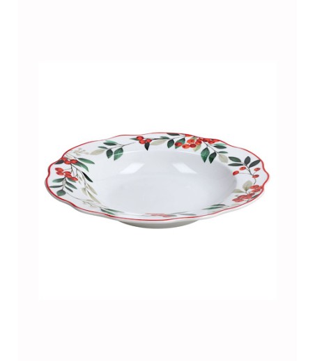 Vajilla de navidad POEMA HOLLYBERRY  - Tognana