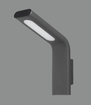 Aplique de pared exterior antracita Zen LED IP65 - ACB