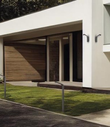 Aplique de pared exterior antracita Zen LED IP65 - ACB
