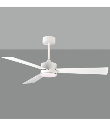 Ventilador de techo Shamal blanco con luz LED - ACB