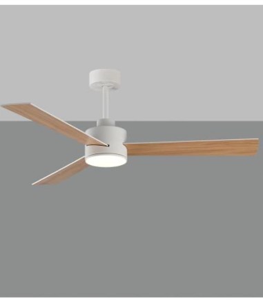 Ventilador de techo Shamal blanco con luz LED - ACB
