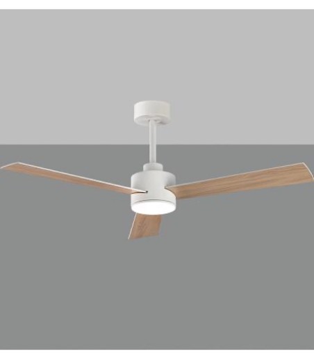 Ventilador de techo Shamal blanco con luz LED - ACB