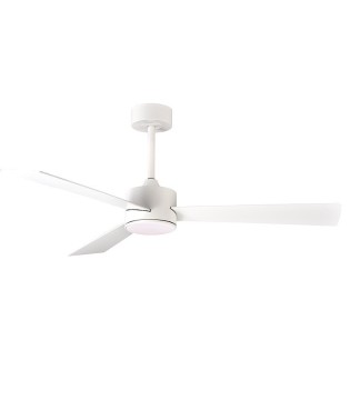 Ventilador de techo Shamal blanco con luz LED - ACB