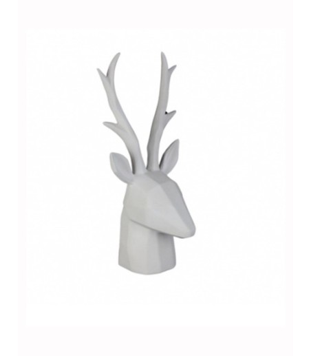 Escultura CABEZA VENADO arenado 26X26X58 cm