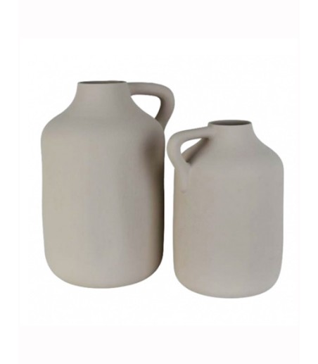 Florero MANDLA beige 34x34x50