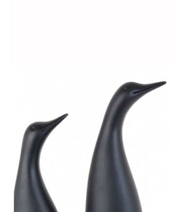 Set 2 PINGUINOS negro 45, 50 cm