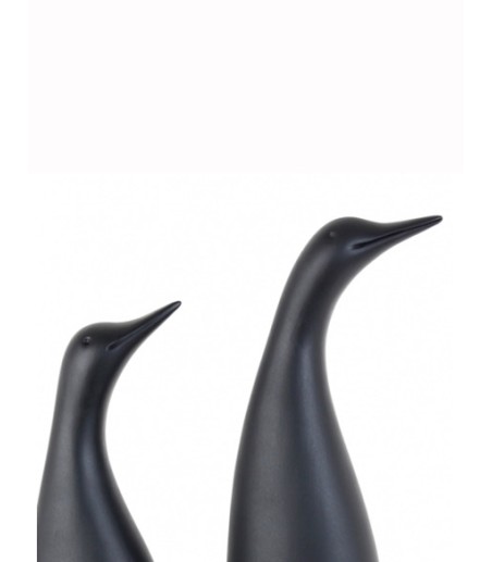 Set 2 PINGUINOS negro 45, 50 cm