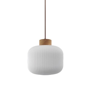 Lámpara de techo colgante 1L MD2514-NAT - Ineslam