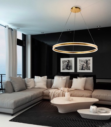 Lampara led HELIA oro 100 cm. - Schuller 831622
