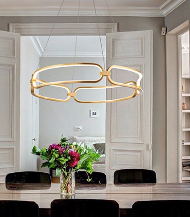 Lampara led COLETTE 60 cm oro - Schuller, 786716