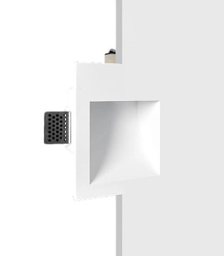 Foco empotrable de pared invisible Terra escayola GU10 - Ineslam - 170x140
