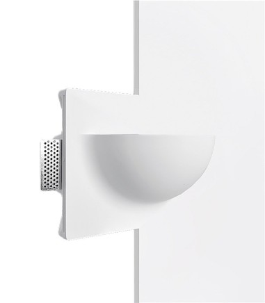 Empotrable pared pladur Ibiza escayola E14 - Ineslam - 280x200 mm