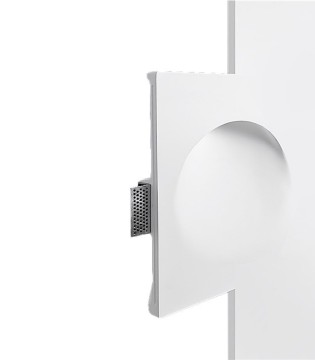 Empotrable pared pladur Luxor escayola GU10 - Ineslam - 290x350 mm