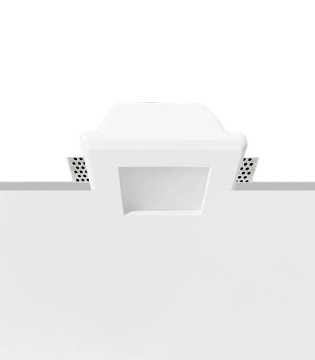 Empotrable invisible Comet Ineslam escayola GU10 - 120x120 mm