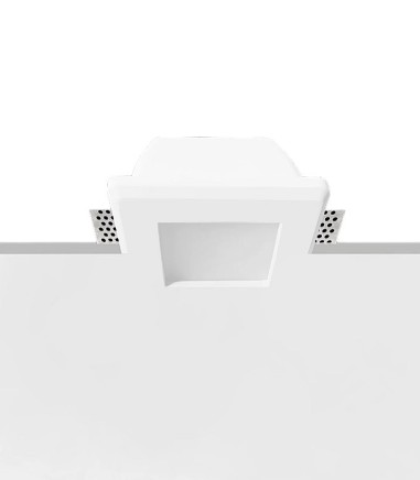 Empotrable invisible Comet Ineslam escayola GU10 - 120x120 mm