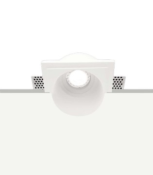 Foco enrasado invisible de escayola Petra 1051 de Ineslam