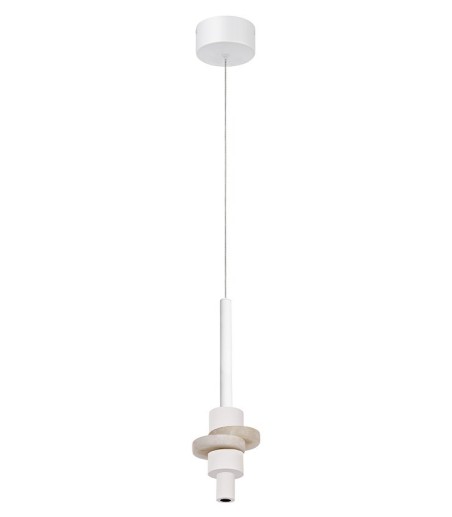 Lámpara colgante Betty blanco LED 7W alabastro - Mantra 9425